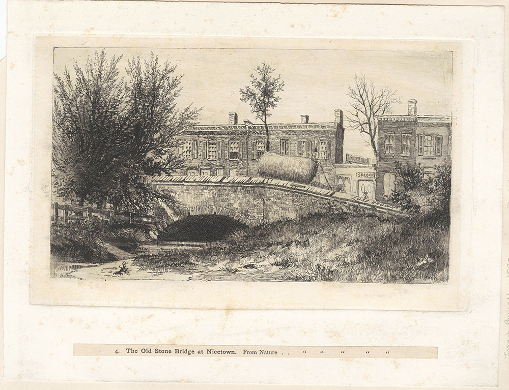 The Old Stone Bridge at Nicetown.