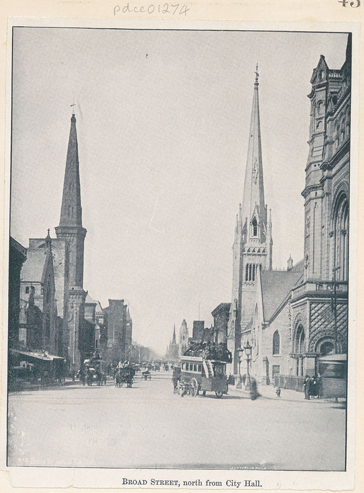 Broad Street, north from City Hall.