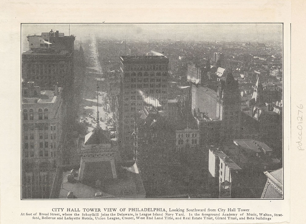 City Hall Tower View of Philadelphia,