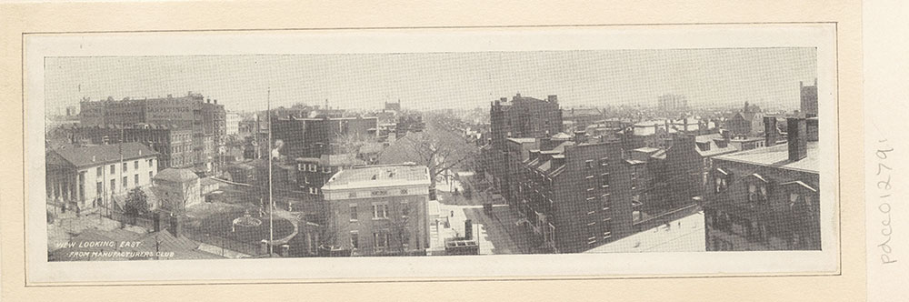 View Looking East from Manufacturers Club.