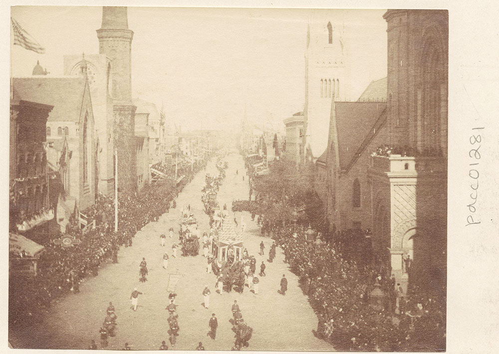 Broad Street, looking north from City Hall.