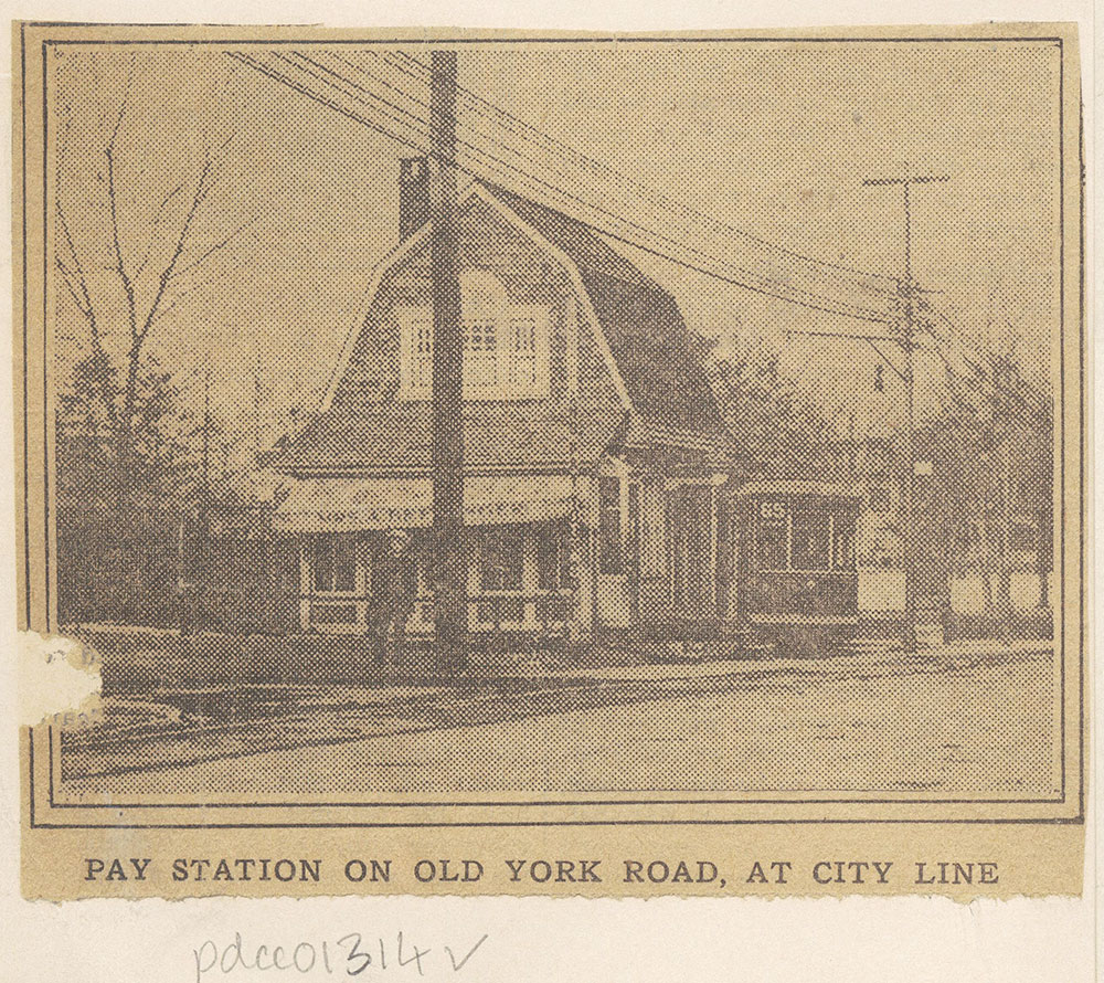 Pay Station on Old York Road, at City Line