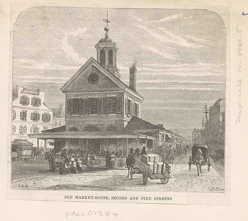 Old Market-House, Second and Pine Streets.