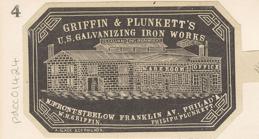 Griffin & Plunkett's U. S. Galvanizing Iron Works [Graphic]