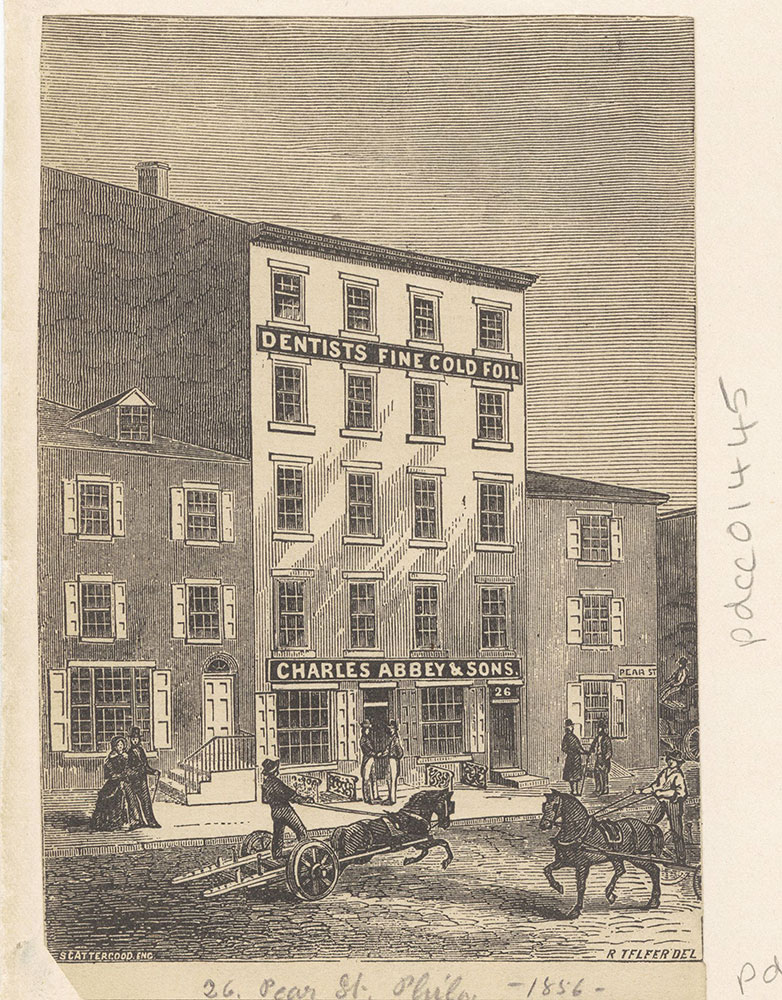 [Charles Abbey & Sons, 26 Pear Street - dentists fine cold foil] [graphic]