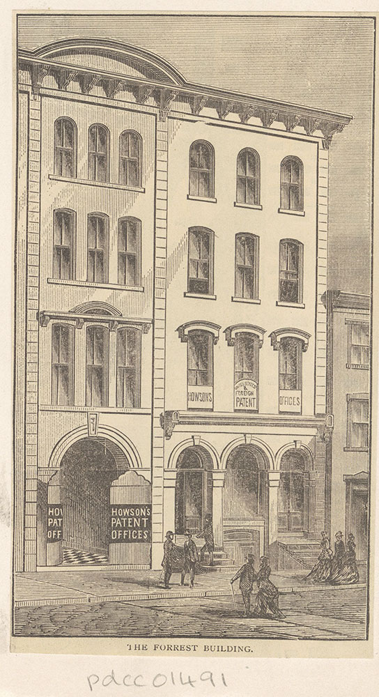 The Forrest Building. [Howson's Patent Offices] [graphic]