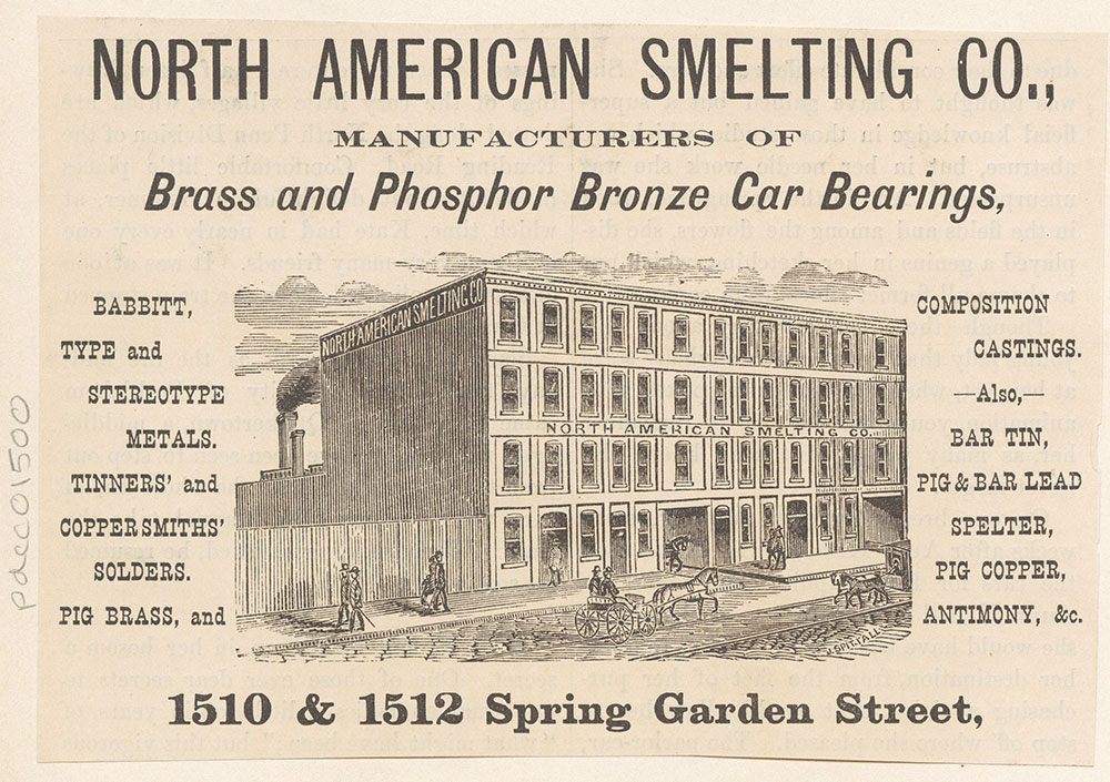 North American Smelting Co., Brass and Phosphor Bronze Car Bearings, etc [graphic]