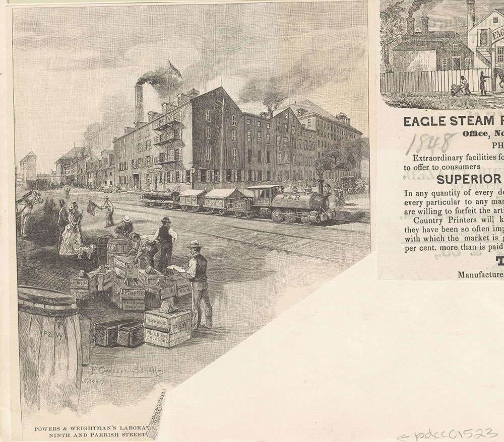 Powers & Weightman's Laboratory, Ninth and Parrish Streets [graphic]