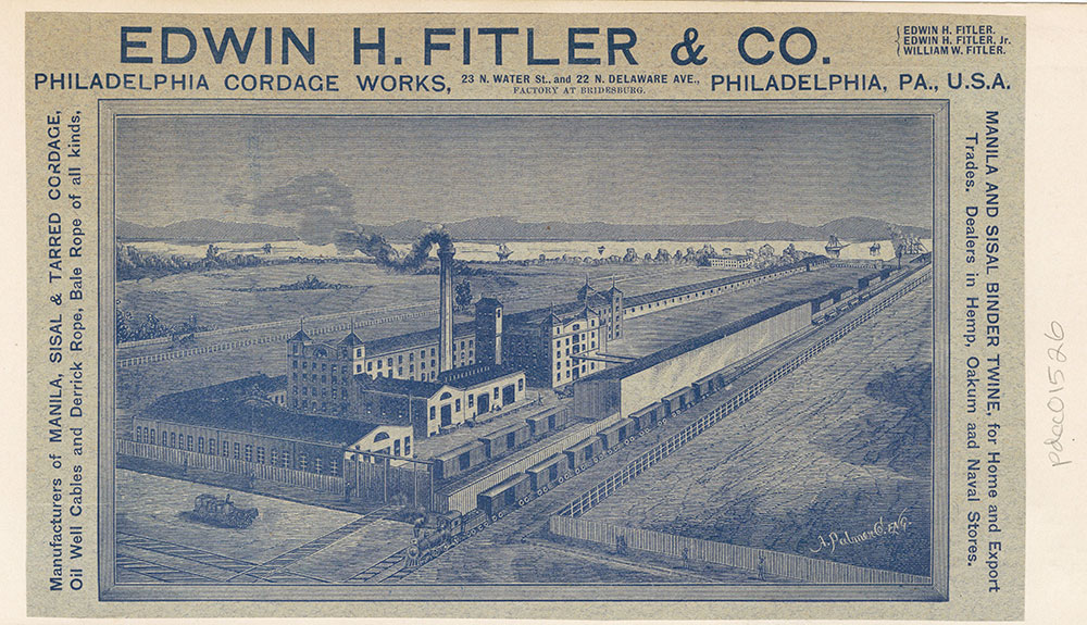 Edwin H. Fitler & Co. Philadelphia Cordage Works [graphic]