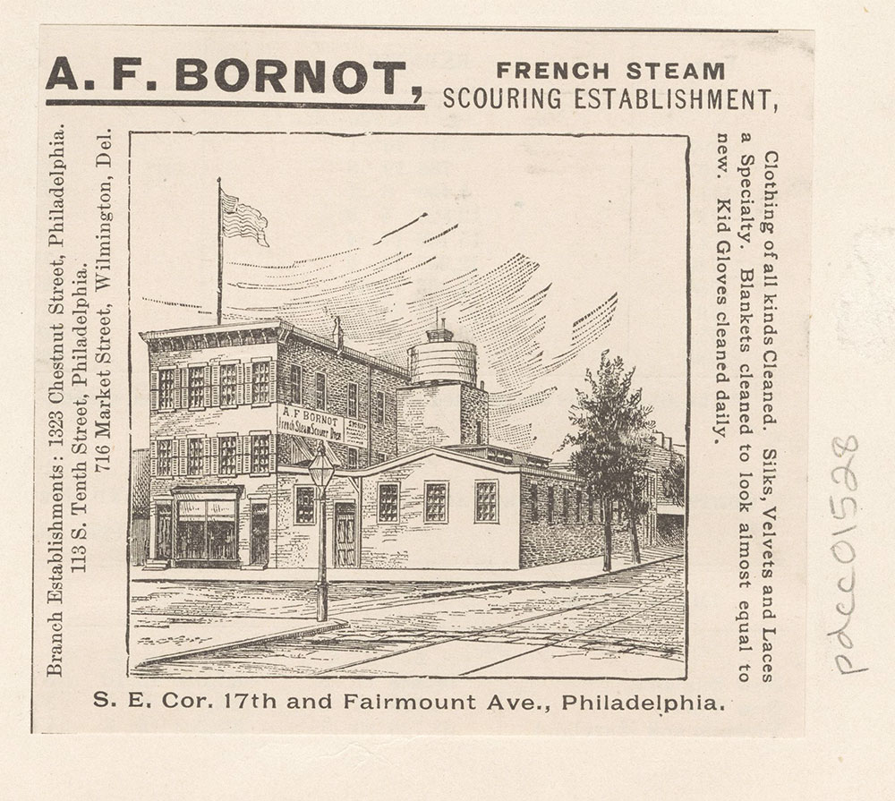 A. F. Bornot. French steam scouring establishment [graphic]