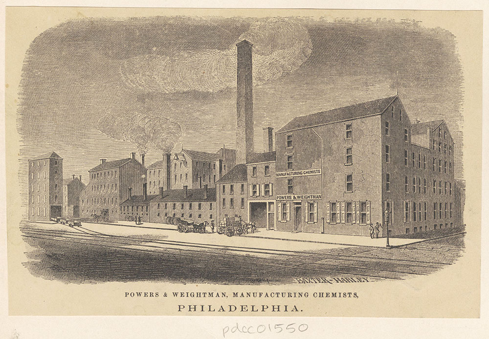 Powers & Weightman, manufacturing chemists, Philadelphia. [graphic]