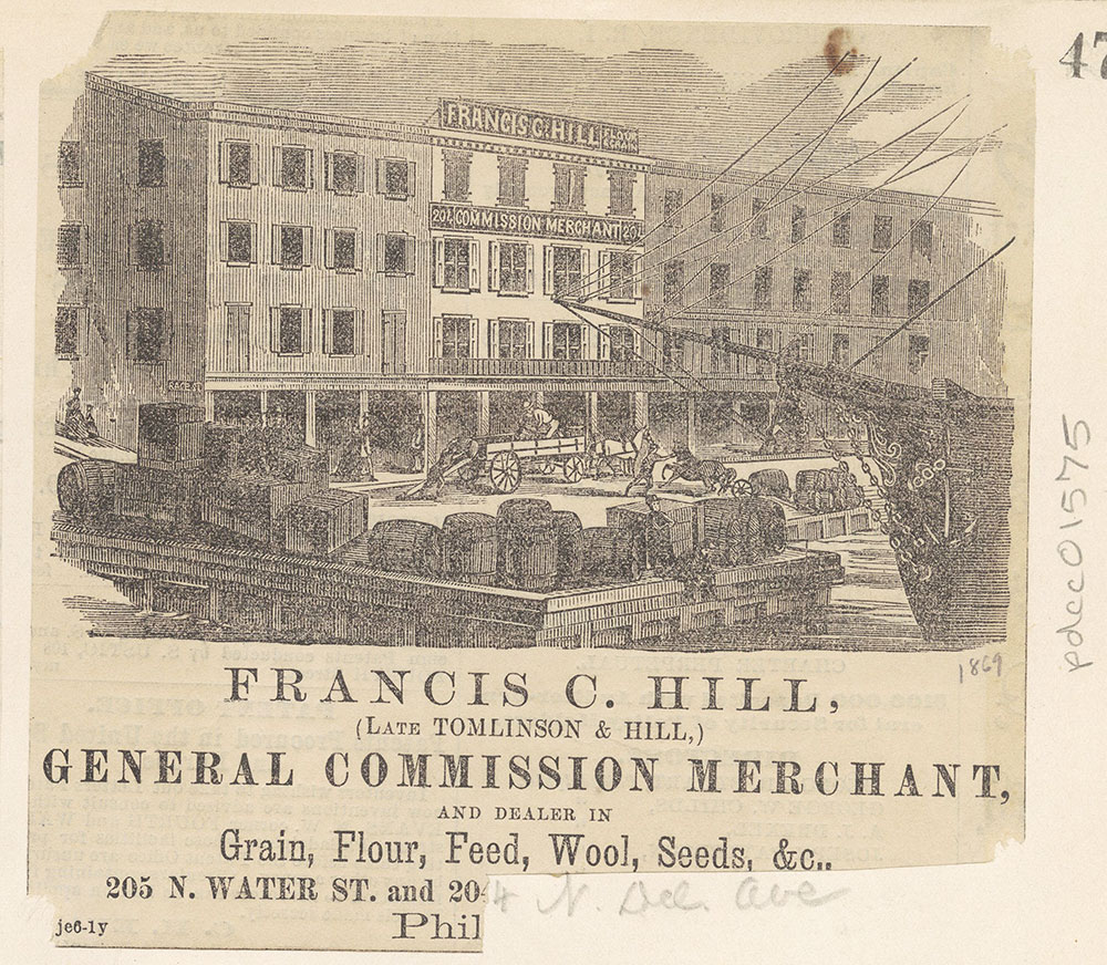 Francis C. Hill, General Commission Merchant, and dealer in grain, flour, feed, etc.. [graphic]