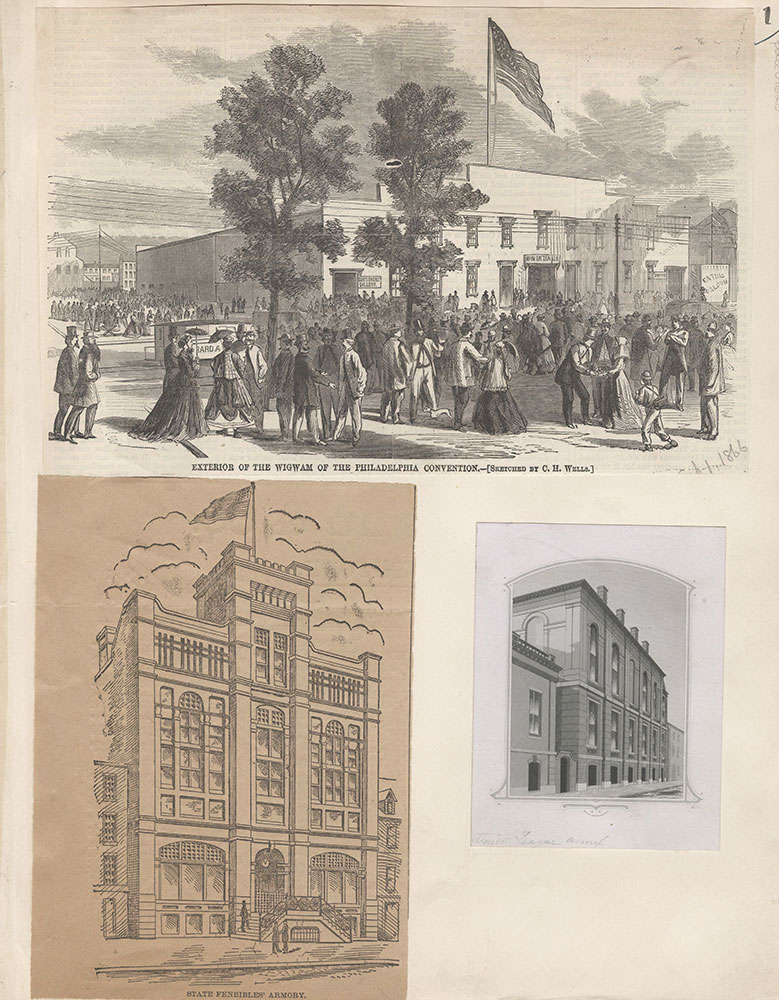 Castner Scrapbook v.15, Sundry Buildings 1, page 1