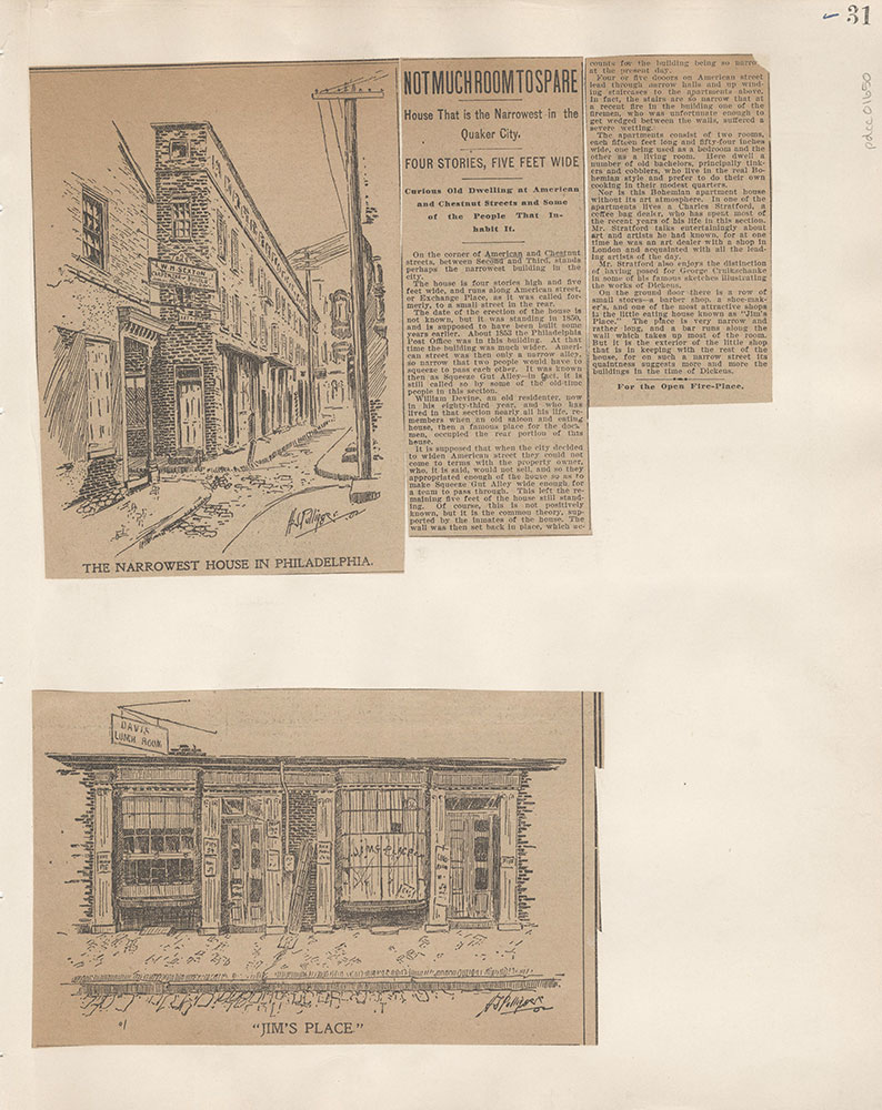 Castner Scrapbook v.15, Sundry Buildings 1, page 31