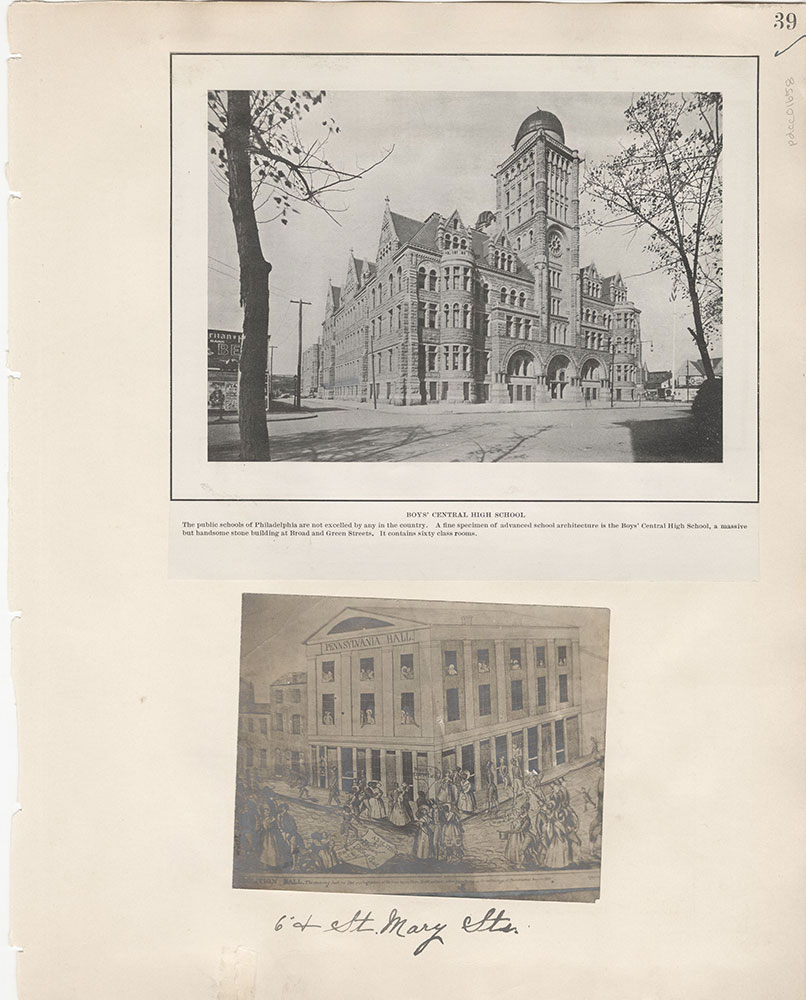 Castner Scrapbook v.15, Sundry Buildings 1, page 39