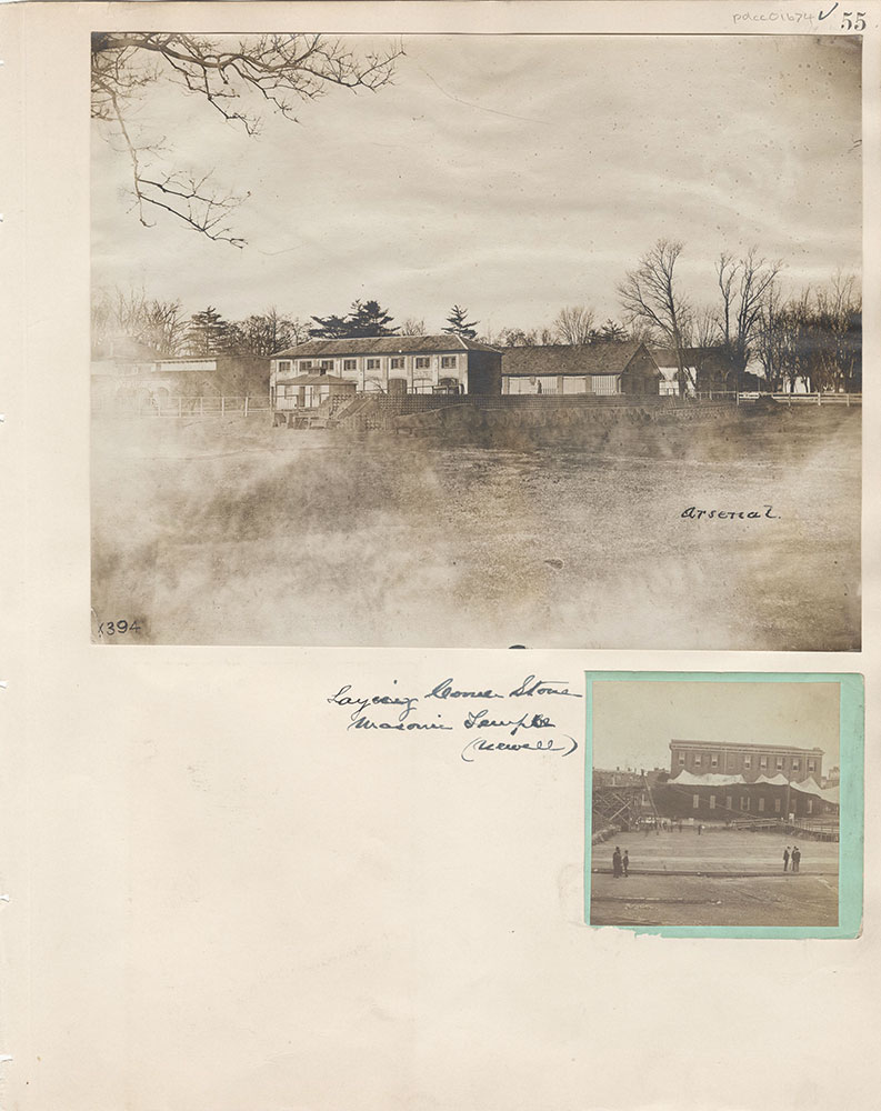 Castner Scrapbook v.15, Sundry Buildings 1, page 55