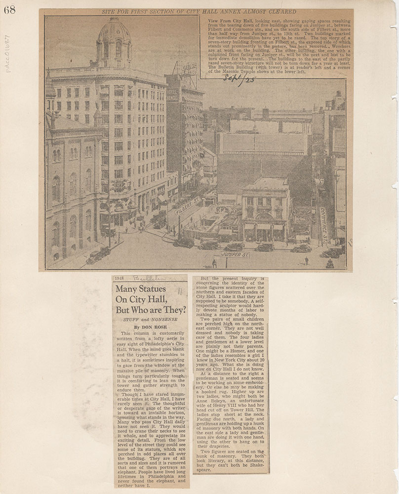 Castner Scrapbook v.15, Sundry Buildings 1, page 68