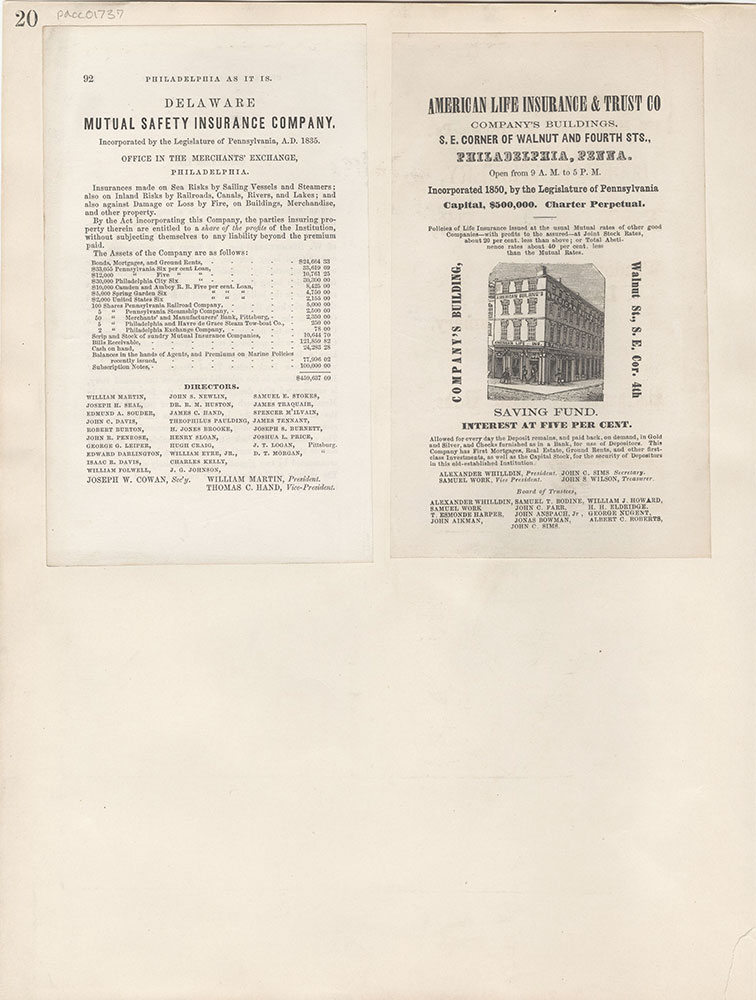 Castner Scrapbook v.16, Companies 1, page 20