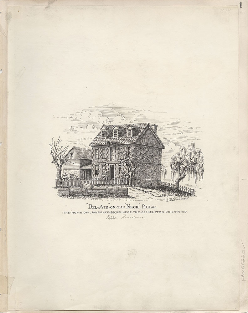 Castner Scrapbook v.4, Old Houses 1, page 1