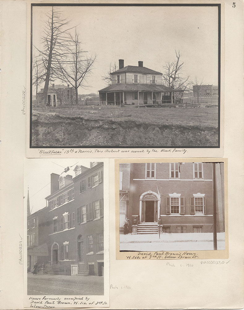 Castner Scrapbook v.4, Old Houses 1, page 5