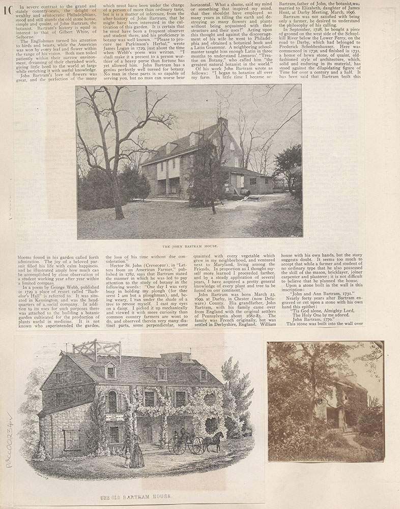 Castner Scrapbook v.4, Old Houses 1, page 10