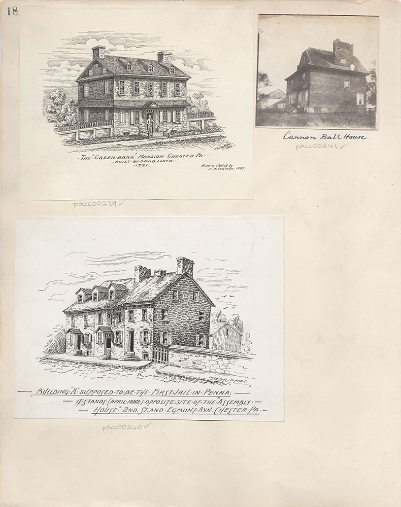 Castner Scrapbook v.4, Old Houses 1, page 18