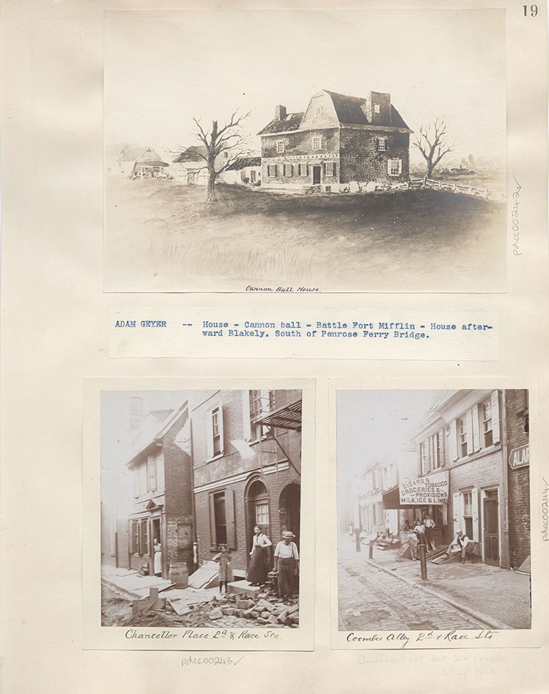 Castner Scrapbook v.4, Old Houses 1, page 19