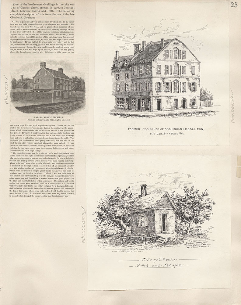 Castner Scrapbook v.4, Old Houses 1, page 25