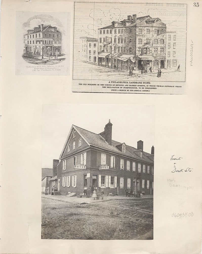 Castner Scrapbook v.4, Old Houses 1, page 35