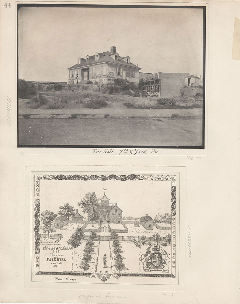 Castner Scrapbook v.4, Old Houses 1, page 44