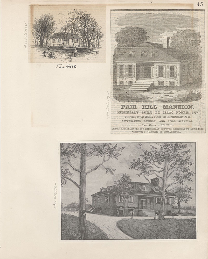 Castner Scrapbook v.4, Old Houses 1, page 45