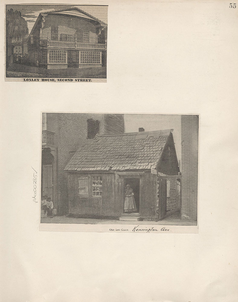 Castner Scrapbook v.4, Old Houses 1, page 55