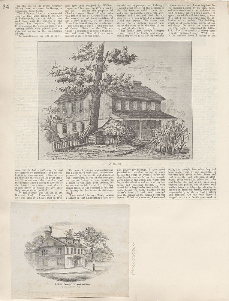 Castner Scrapbook v.4, Old Houses 1, page 64