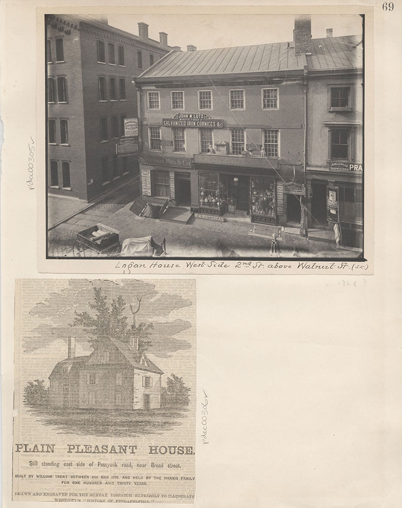 Castner Scrapbook v.4, Old Houses 1, page 69