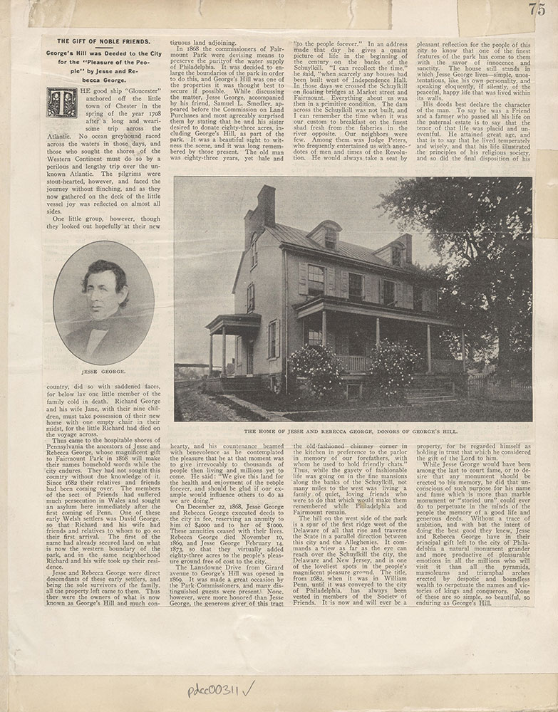 Castner Scrapbook v.4, Old Houses 1, page 75