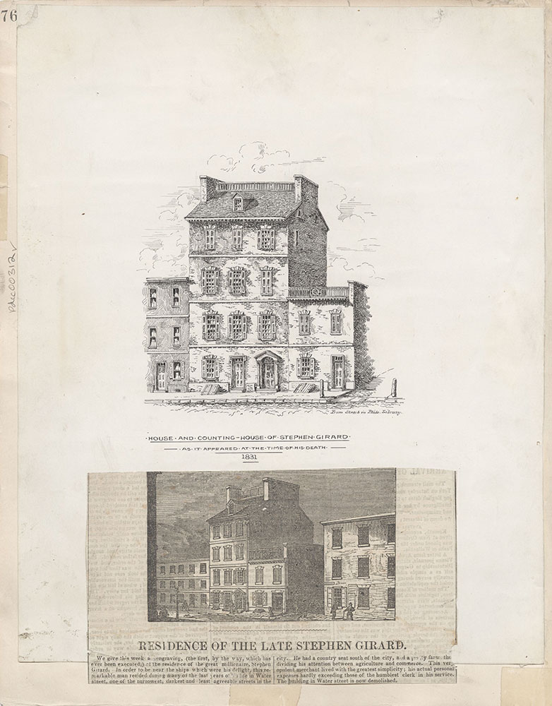 Castner Scrapbook v.4, Old Houses 1, page 76