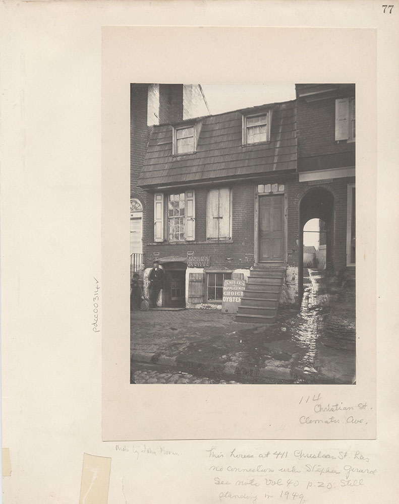 Castner Scrapbook v.4, Old Houses 1, page 77