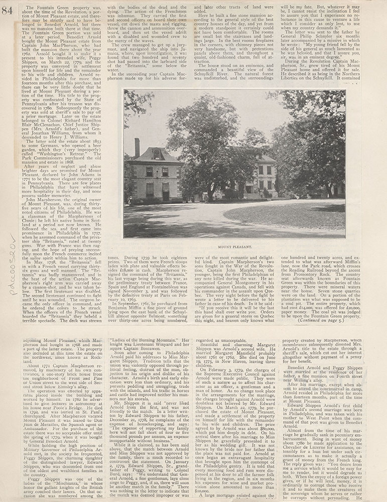 Castner Scrapbook v.4, Old Houses 1, page 84