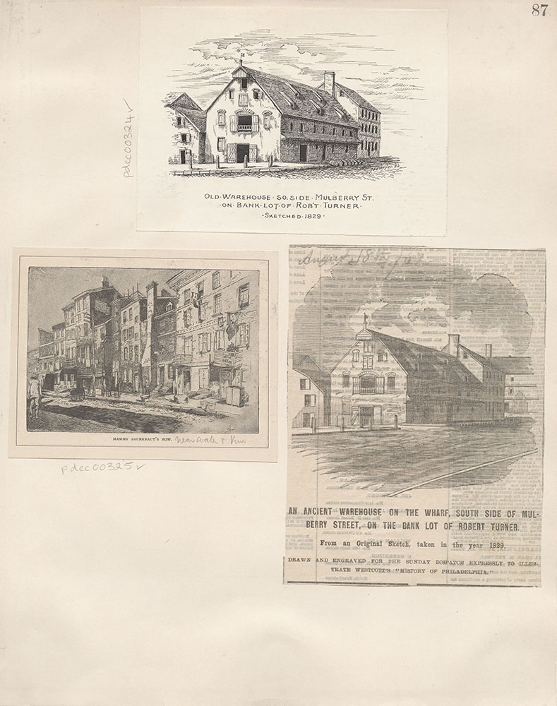 Castner Scrapbook v.4, Old Houses 1, page 87