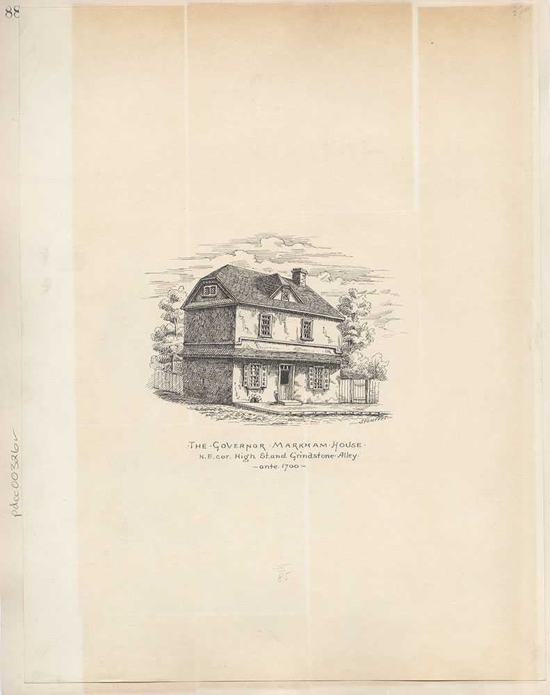 Castner Scrapbook v.4, Old Houses 1, page 88