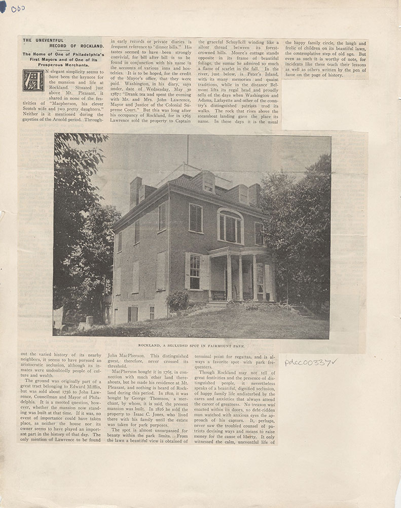 Castner Scrapbook v.5, Old Houses 2, page 000