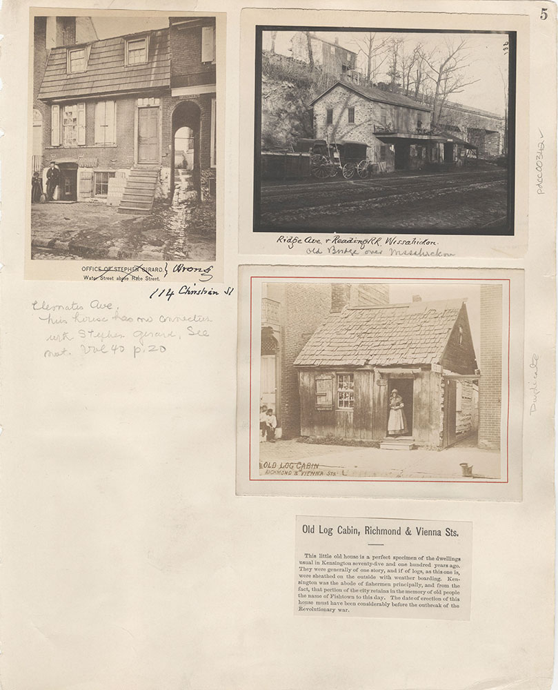 Castner Scrapbook v.5, Old Houses 2, page 5