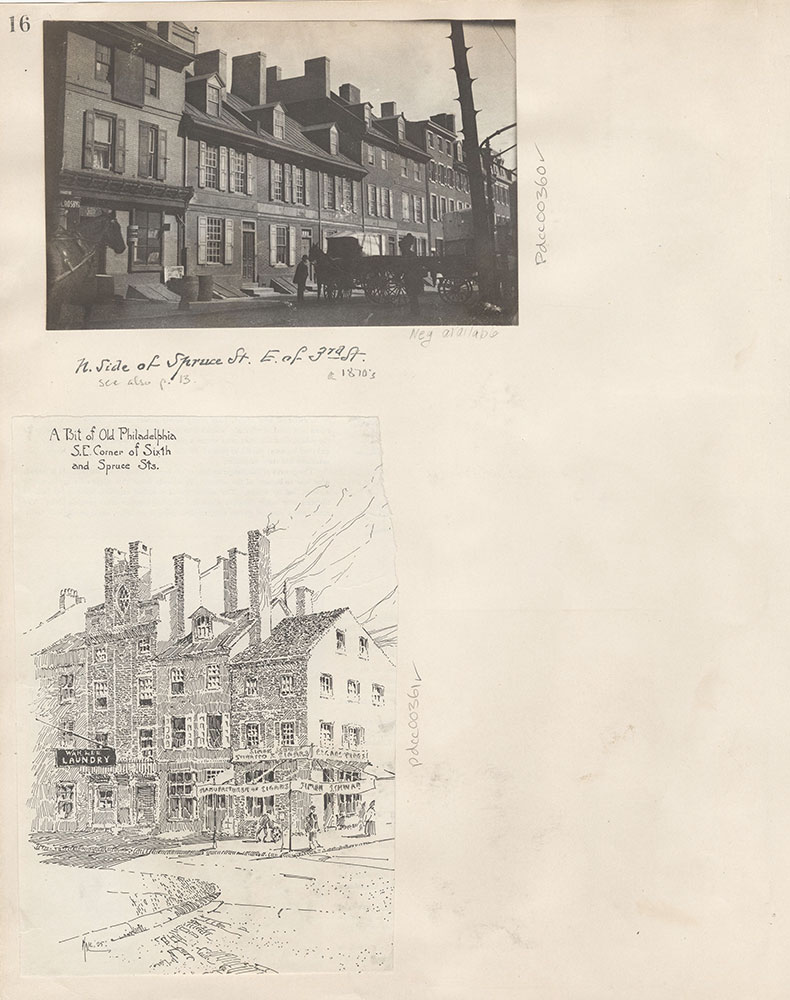 Castner Scrapbook v.5, Old Houses 2, page 16