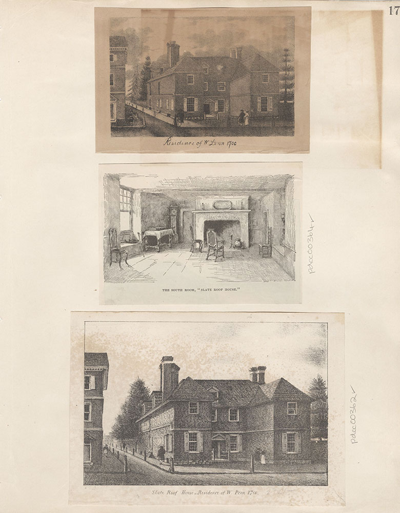 Castner Scrapbook v.5, Old Houses, page 17