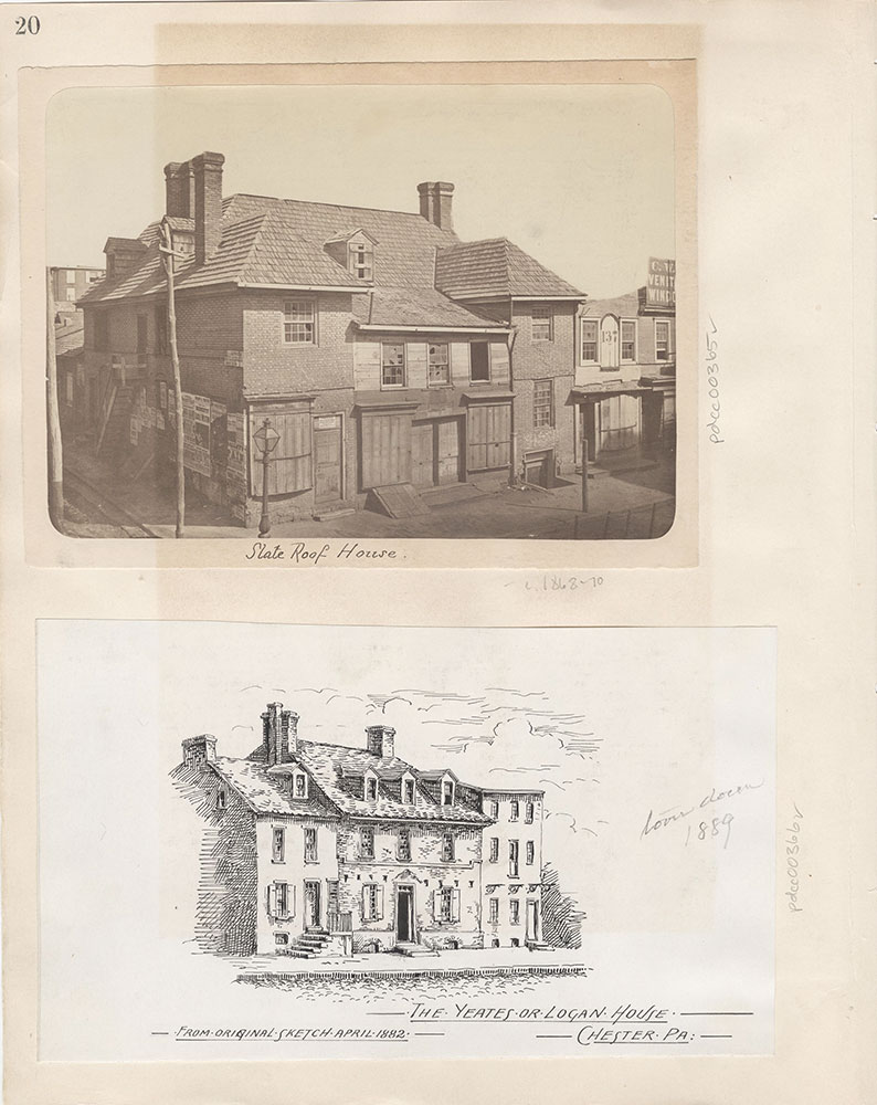 Castner Scrapbook v.5, Old Houses 2, page 20