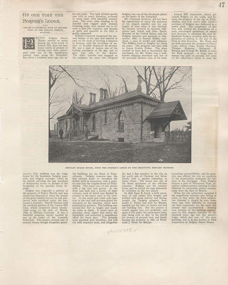 Castner Scrapbook v.5, Old Houses, page 47
