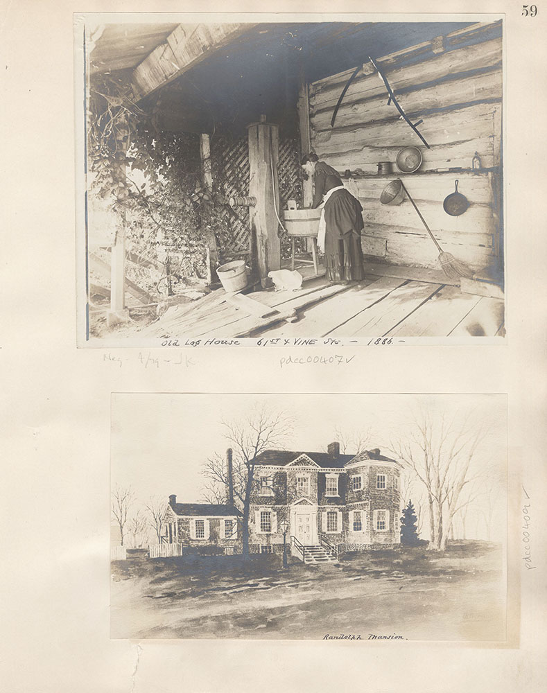 Castner Scrapbook v.5, Old Houses 2, page 59