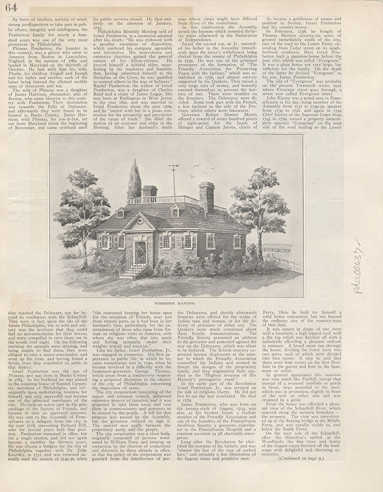 Castner Scrapbook v.5, Old Houses 2, page 64