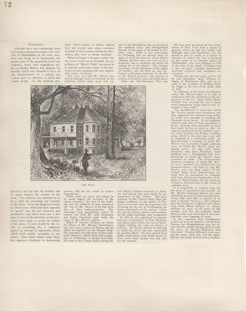 Castner Scrapbook v.5, Old Houses 2, page 72