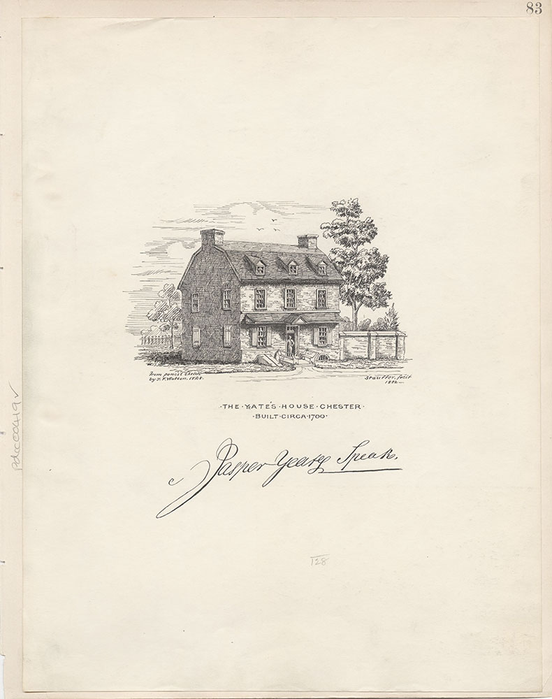 Castner Scrapbook v.5, Old Houses 2, page 83